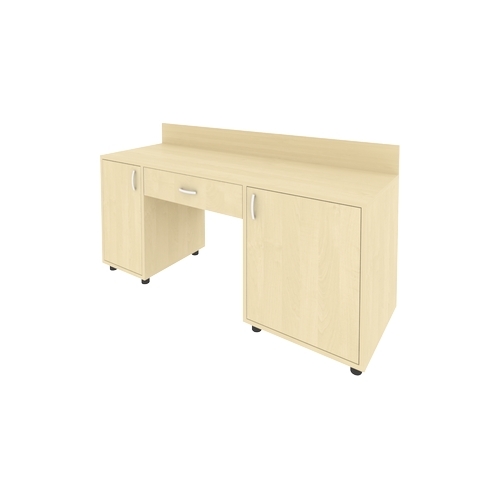 Стол с 2-мя тумбами и бортиком С-СТ-170 (R) фото 3 Стол с 2-мя тумбами и бортиком С-СТ-170 (R) фото 3