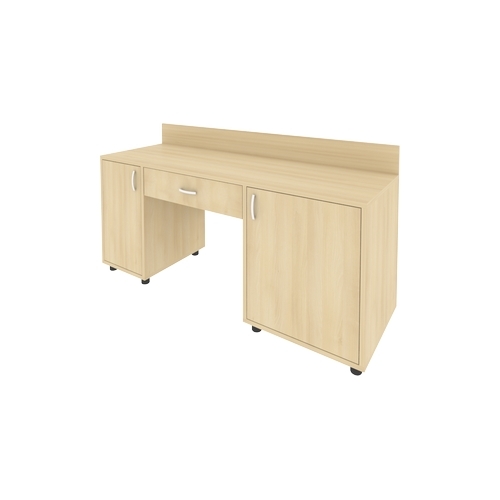 Стол с 2-мя тумбами и бортиком С-СТ-170 (R) фото 4 Стол с 2-мя тумбами и бортиком С-СТ-170 (R) фото 4