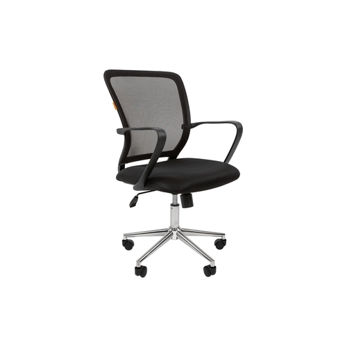 Кресло офисное Chairman 698 Black (Хром) (Ткань) Кресло офисное Chairman 698 Black (Хром) (Ткань)