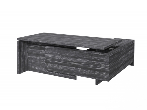 Стол с опорной тумбой FB-119R.DD Древесина Графит Стол с опорной тумбой FB-119R.DD Древесина Графит