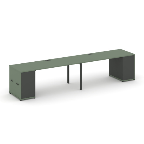 Бенч-система с опорными распашными шкафами Concept CN.ORS-217 фото 2 Бенч-система с опорными распашными шкафами Concept CN.ORS-217 фото 2