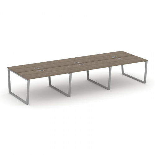 Style Project Рабочая станция 2-х сторон. SN-6T2.DRS-061 Акация Лорка/Металл Антрацит/Заглушка Пласт фото 14