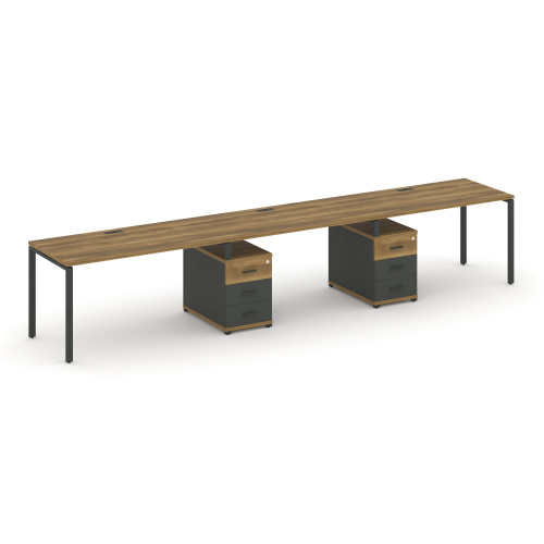 Бенч-система на 3 места с 2 опорными тумбами Concept CN.ORS-335 Бенч-система на 3 места с 2 опорными тумбами Concept CN.ORS-335