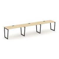 Style Project Рабочая станция 1 сторон. SN-4T2.ORS-033 Акация Лорка/Металл Антрацит/Заглушка Пластик