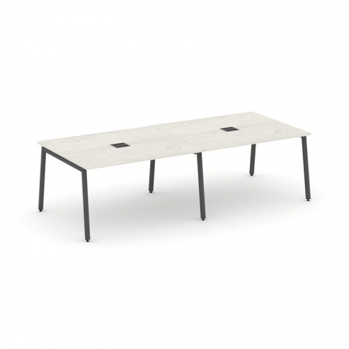 Style Project Стол переговорный SN-4A.SPRG-042 Белый/Металл Антрацит 2360*1180*750 фото 19 Style Project Стол переговорный SN-4A.SPRG-042 Белый/Металл Антрацит 2360*1180*750 фото 19