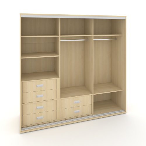 Корпус 3-х секционного шкафа низкого L=2669мм Maris SH.K3-8.2 K7