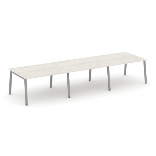 Style Project Стол переговорный SN-6A.SPRG-053.3 Тиквуд Светлый/Металл Антрацит 4140*1180*750 фото 13