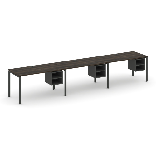 Бенч-система на 3 места с подвесными тумбами Concept CN.ORS-128 фото 3 Бенч-система на 3 места с подвесными тумбами Concept CN.ORS-128 фото 3