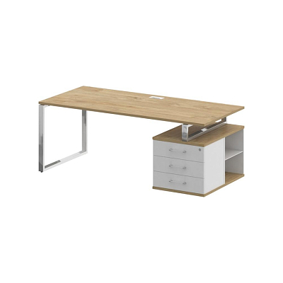 Стол руководителя (С опорной тумбой) Shift SK.SRT-200 (R)