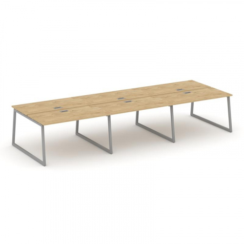 Style Project Рабочая станция 2-х сторон. SN-4T1.DRS-084 Акация Лорка/Металл Антрацит/Заглушка Пласт фото 2