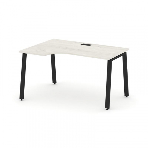 Style Project Стол рабочий эргоном. SN-6A.SPA-002(L) Дуб Наварра/Металл Белый 1580*600/980*750 фото 9 Style Project Стол рабочий эргоном. SN-6A.SPA-002(L) Дуб Наварра/Металл Белый 1580*600/980*750 фото 9