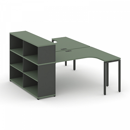 Бенч-система с опорным стеллажом с надставкой Concept CN.DSA-206