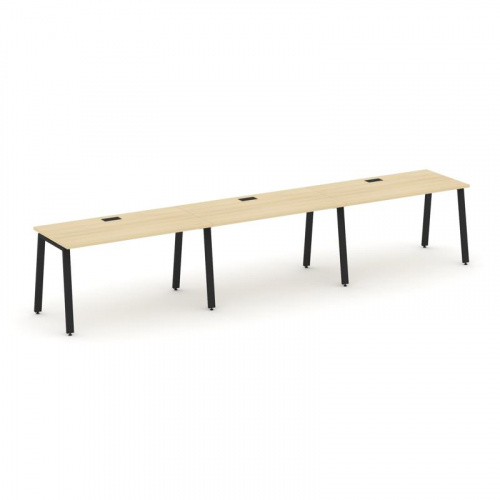 Style Project Рабочая станция 1 сторон. SN-6A.ORS-031 Вяз Благородный/Металл Белый 2940*600*750 фото 3