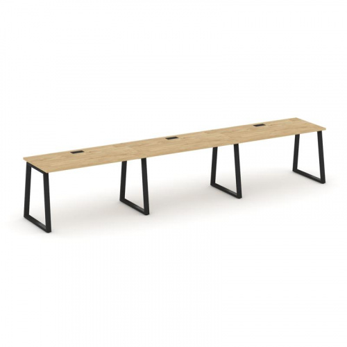 Style Project Рабочая станция 1 сторон. SN-6T1.ORS-053 Акация Лорка/Металл Антрацит/Заглушка Пластик Style Project Рабочая станция 1 сторон. SN-6T1.ORS-053 Акация Лорка/Металл Антрацит/Заглушка Пластик