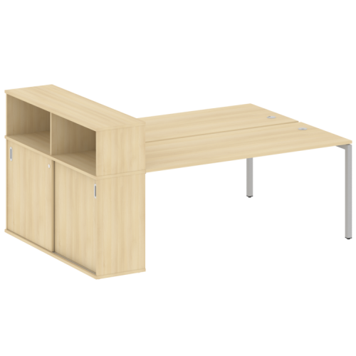 Бенч-система с шкафом-купе на П-обр. м/к Metal System Quattro 40БП.РС-СШК-2.5 фото 14 Бенч-система с шкафом-купе на П-обр. м/к Metal System Quattro 40БП.РС-СШК-2.5 фото 14