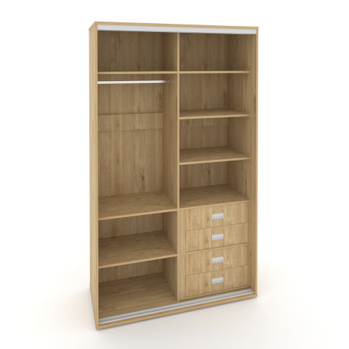 Корпус 2-х секционного шкафа высокого L=1200мм Maris SH.K2-2.1 K7 фото 3