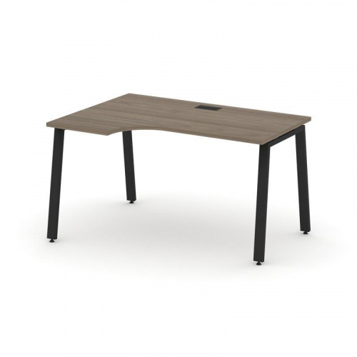 Style Project Стол рабочий эргоном. SN-6A.SPA-002(L) Дуб Наварра/Металл Белый 1580*600/980*750 фото 10 Style Project Стол рабочий эргоном. SN-6A.SPA-002(L) Дуб Наварра/Металл Белый 1580*600/980*750 фото 10