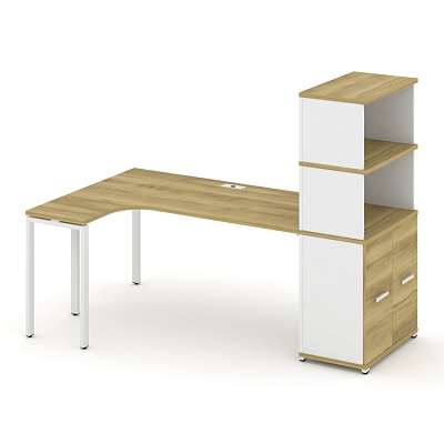 Стол эргономичный с опорным распашным шкафом Concept CN.SA-216(L)