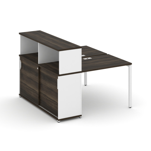 Бенч-система с опорным шкафом-купе с надставкой Concept CN.DRS-237 фото 10