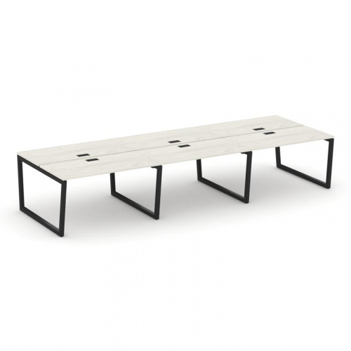 Style Project Рабочая станция 2-х сторон. SN-5T2.DRS-072 Акация Лорка/Металл Антрацит/Заглушка Пласт фото 8