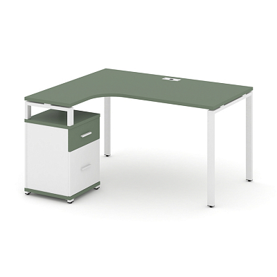 Стол эргономичный с опорной тумбой Concept CN.SA-308(L)