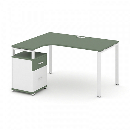 Стол эргономичный с опорной тумбой Concept CN.SA-308(L)