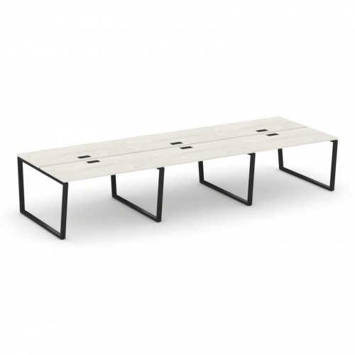 Style Project Рабочая станция 2-х сторон. SN-6T2.DRS-061 Акация Лорка/Металл Антрацит/Заглушка Пласт фото 7