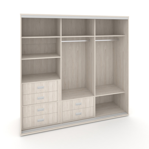 Корпус 3-х секционного шкафа низкого L=2669мм Maris SH.K3-8.2 K7 фото 3