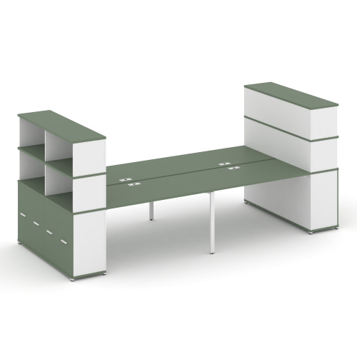 Бенч-система с опорными распашными шкафами Concept CN.DRS-274 фото 5 Бенч-система с опорными распашными шкафами Concept CN.DRS-274 фото 5