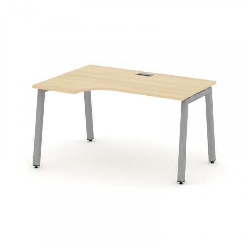 Style Project Стол рабочий эргоном. SN-5A.SPA-021(L) Дуб Табак/Металл Белый 1380*800/980*750 фото 5 Style Project Стол рабочий эргоном. SN-5A.SPA-021(L) Дуб Табак/Металл Белый 1380*800/980*750 фото 5