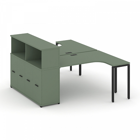 Бенч-система с опорным распашным шкафом Concept CN.DSA-214