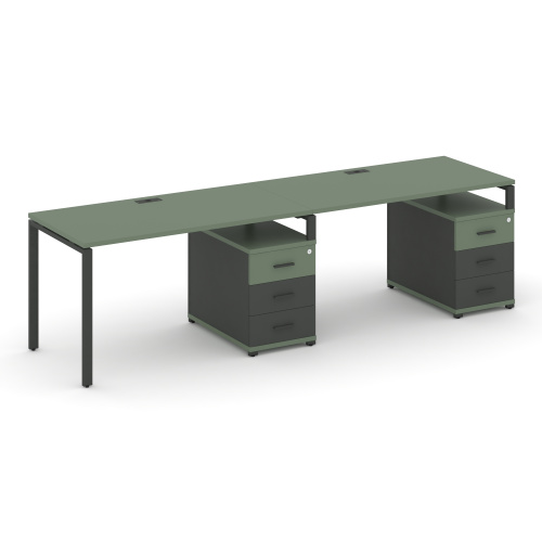 Бенч-система на 2 места с 2 опорными тумбами Concept CN.ORS-310 фото 2 Бенч-система на 2 места с 2 опорными тумбами Concept CN.ORS-310 фото 2