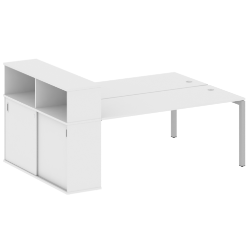Бенч-система с шкафом-купе на П-обр. м/к Metal System Quattro 50БП.РС-СШК-2.5 фото 7 Бенч-система с шкафом-купе на П-обр. м/к Metal System Quattro 50БП.РС-СШК-2.5 фото 7