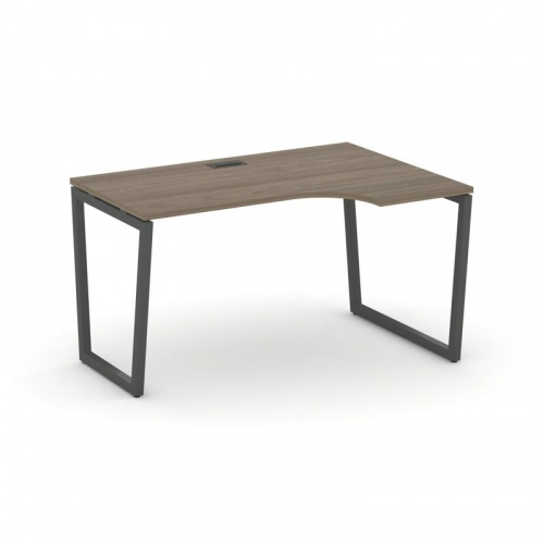 Style Project Стол рабочий эргоном. SN-4T2.SPA-001(R) Акация Лорка/Металл Антрацит/Заглушка Пластик фото 25