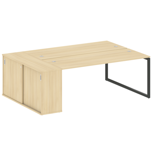 Бенч-система с шкафом-купе на О-обр. м/к Metal System Quattro 40БО.РС-СШК-1.5 фото 11