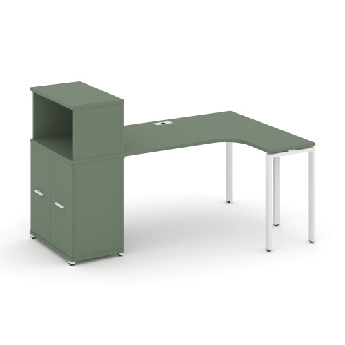 Стол эргономичный с опорным распашным шкафом Concept CN.SA-214(R) Стол эргономичный с опорным распашным шкафом Concept CN.SA-214(R)
