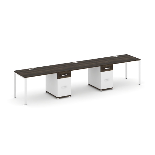 Бенч-система на 3 места с 2 опорными тумбами Concept CN.ORS-437 фото 10