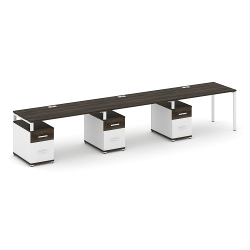 Бенч-система на 3 места с 3 опорными тумбами Concept CN.ORS-347 фото 10 Бенч-система на 3 места с 3 опорными тумбами Concept CN.ORS-347 фото 10