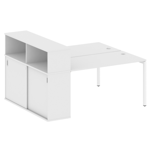 Бенч-система с шкафом-купе на П-обр. м/к Metal System Quattro 40БП.РС-СШК-2.3 фото 12 Бенч-система с шкафом-купе на П-обр. м/к Metal System Quattro 40БП.РС-СШК-2.3 фото 12