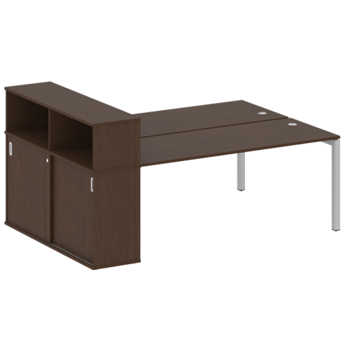 Бенч-система с шкафом-купе на П-обр. м/к Metal System Quattro 50БП.РС-СШК-2.5 фото 9 Бенч-система с шкафом-купе на П-обр. м/к Metal System Quattro 50БП.РС-СШК-2.5 фото 9