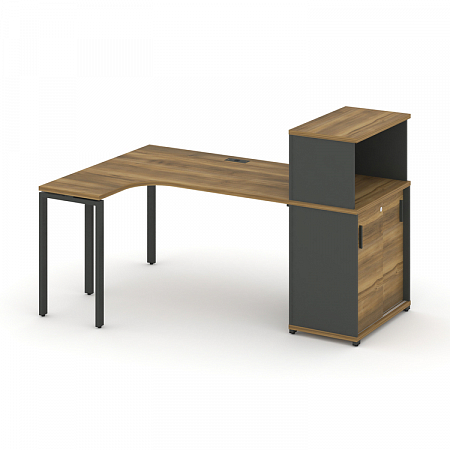 Стол эргономичный с опорным шкафом-купе Concept CN.SA-220(L)