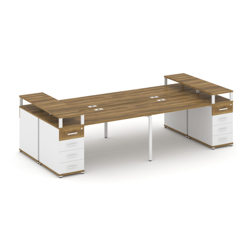 Бенч-система на 4 места с 2 опорными тумбами Concept CN.DRS-442 фото 8 Бенч-система на 4 места с 2 опорными тумбами Concept CN.DRS-442 фото 8