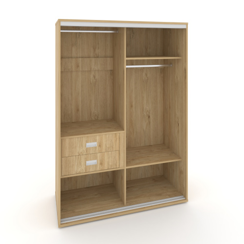 Корпус 2-х секционного шкафа низкого L=1600мм Maris SH.K2-6.2 K4 фото 2