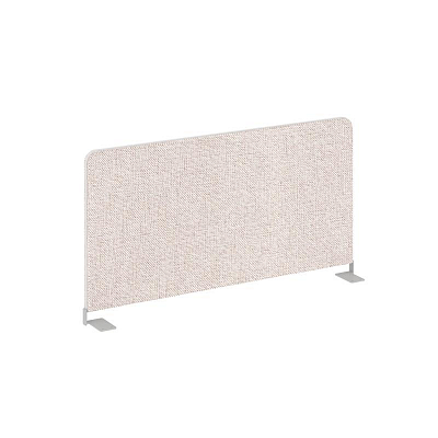 Настольный Экран боковой UNE.TEKRB.AL-401.25 Laguna 130/Металл Серый 700*28*397