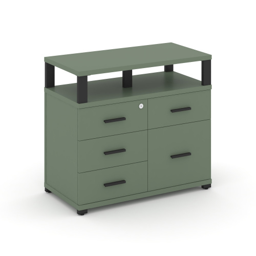 Тумба приставная с 4 ящиками Concept CN.TSP-012 B Тумба приставная с 4 ящиками Concept CN.TSP-012 B