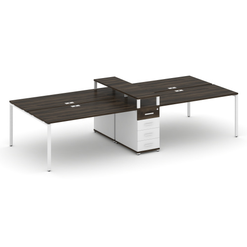 Бенч-система на 4 места с 1 опорной тумбой Concept CN.DRS-436 фото 10 Бенч-система на 4 места с 1 опорной тумбой Concept CN.DRS-436 фото 10