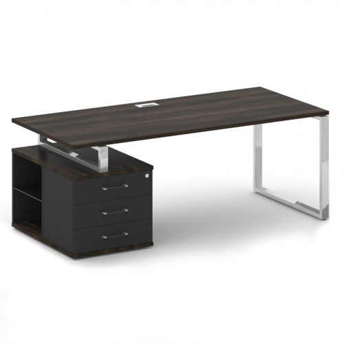 Стол руководителя с опорной тумбой Shift SK.SRT-200 (L) фото 3