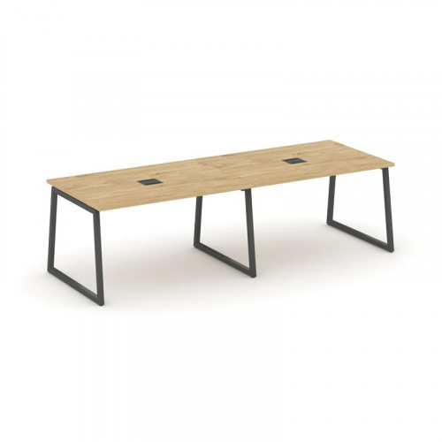 Style Project Стол переговорный SN-4T1.SPRG-011 Акация Лорка/Металл Антрацит/Заглушка Металл Антраци фото 9 Style Project Стол переговорный SN-4T1.SPRG-011 Акация Лорка/Металл Антрацит/Заглушка Металл Антраци фото 9