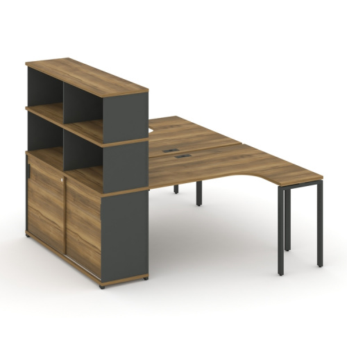 Бенч-система с опорным шкафом-купе с надставкой Concept CN.DSA-221 Бенч-система с опорным шкафом-купе с надставкой Concept CN.DSA-221