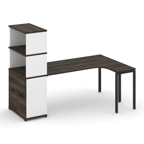 Стол эргономичный с опорным распашным шкафом Concept CN.SA-216(R)